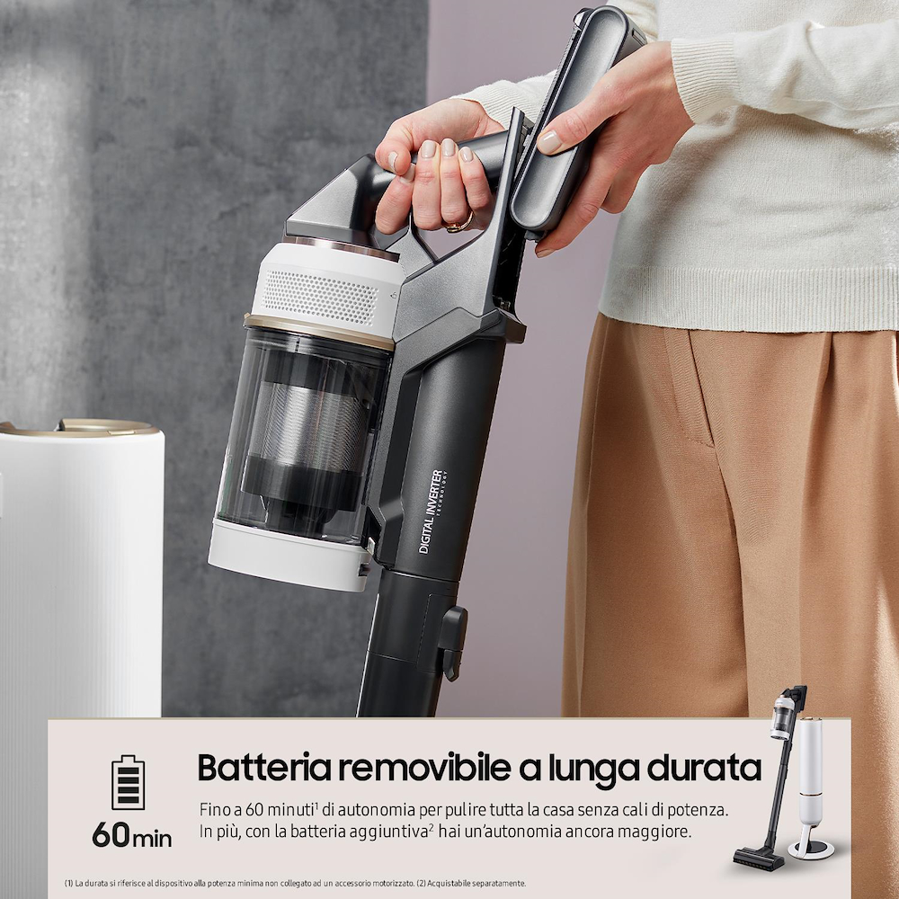 SAMSUNG VS20B95823W - Samsung Bespoke Jet Plus Pet Akku-Staubsauger SAMSUNG VS20B95823W - Samsung Bespoke Jet Plus Pet Akku-Staubsauger