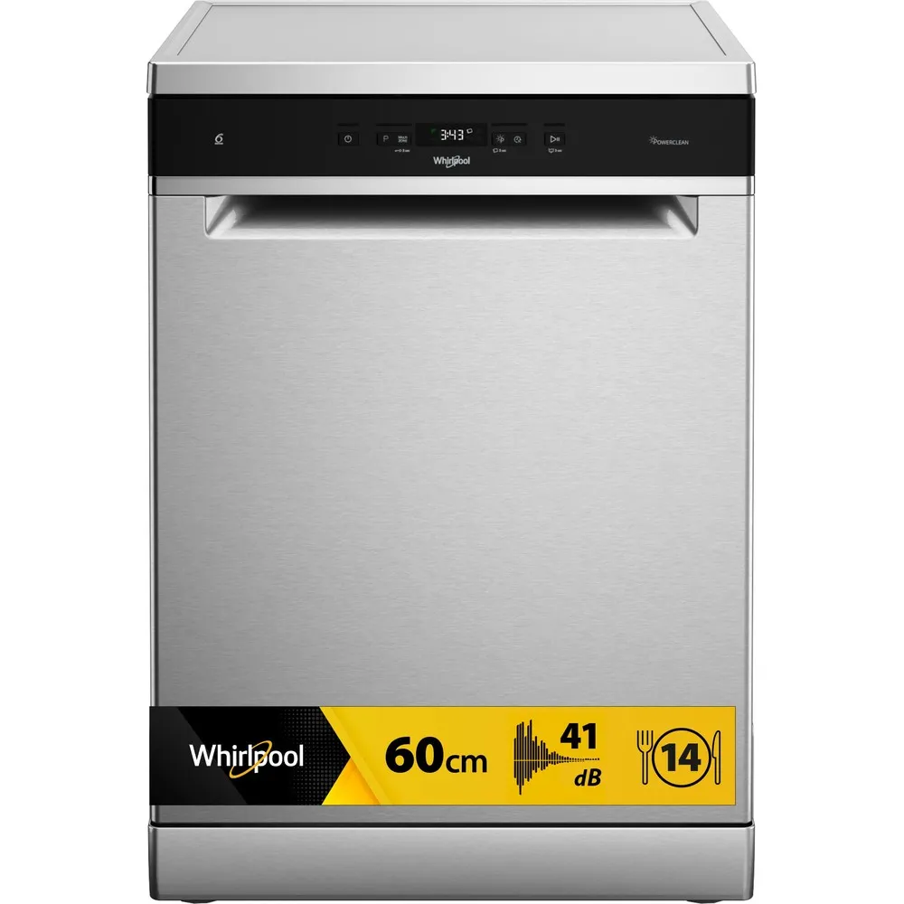 Whirlpool WH7FA14BN7A0X - Lavastoviglie libera installazione 60 cm