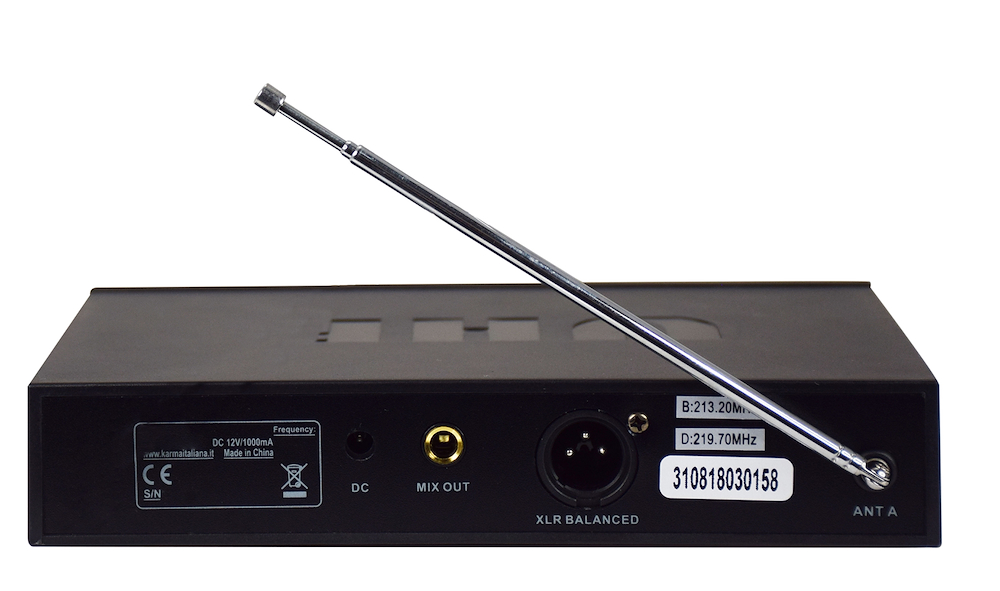 KARMA SET6250C - Tragbares VHF-Radiomikrofon Set