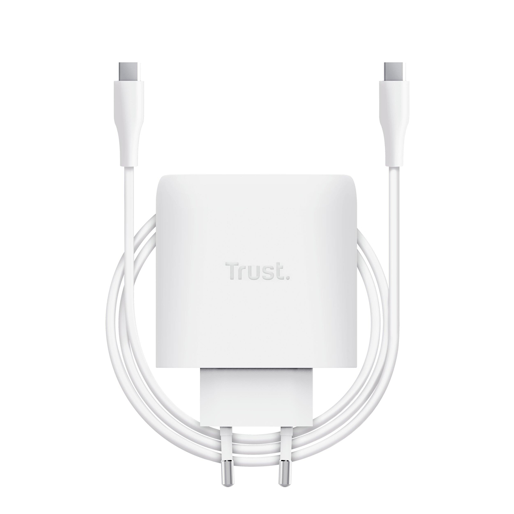 TRUST 25524 - Caricabatteria USB-C 65W Trust Maxo Bianco