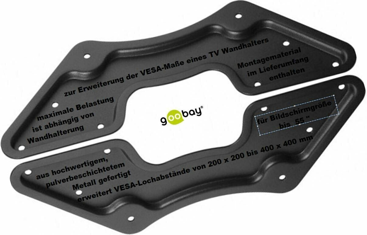 GOOBAY 60134 - Goobay VESA-Adapter für TV-Wandhalterung