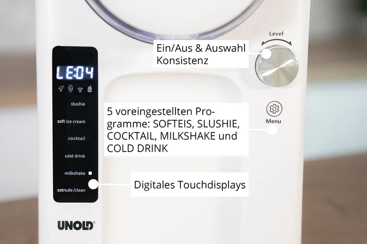 UNOLD 48950 Sofie 2in1 Slush- und Softeismaschine