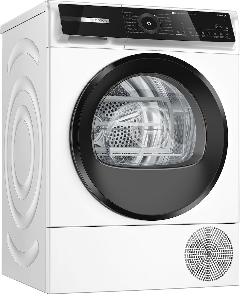 BOSCH WQN246D0IT - Asciugatrice 9 kg Pompa Calore
