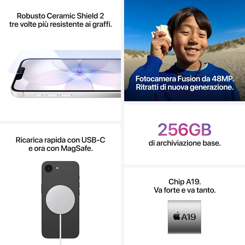 APPLE MHRW4QLA - iPhone 17e Bianco