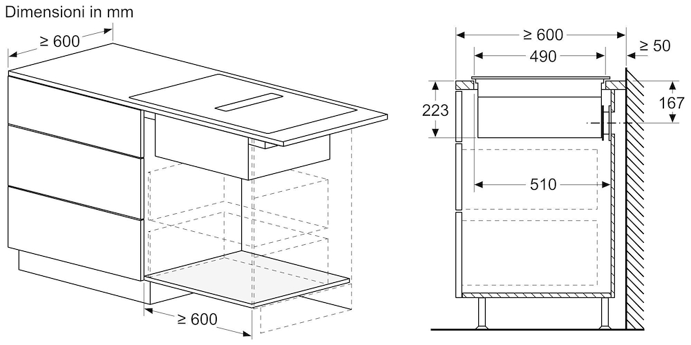 BOSCH PVS831B16E - Piano a induzione Bosch 80 cm