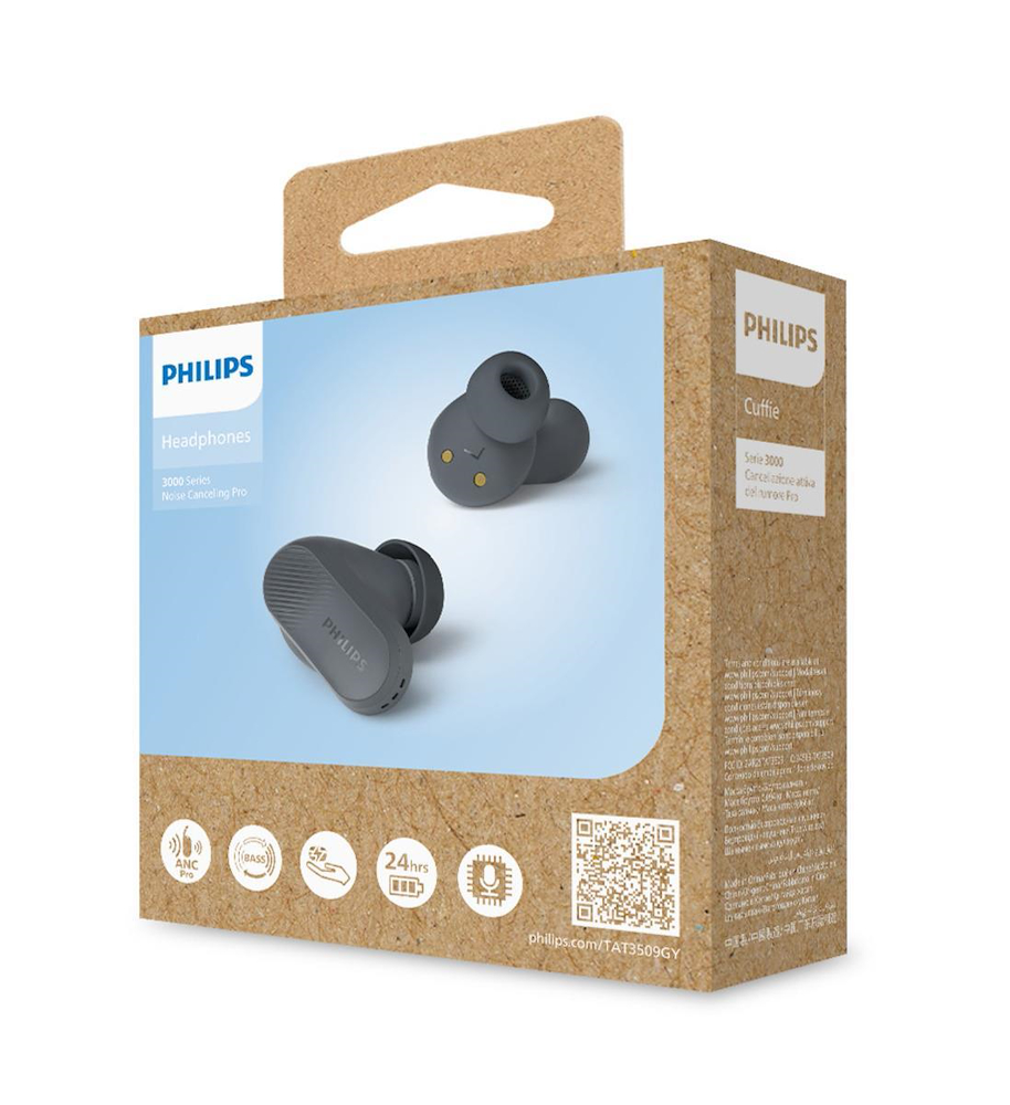 PHILIPS TAT3509GY - Philips TAT3509GY Auricolari True Wireless In-Ear