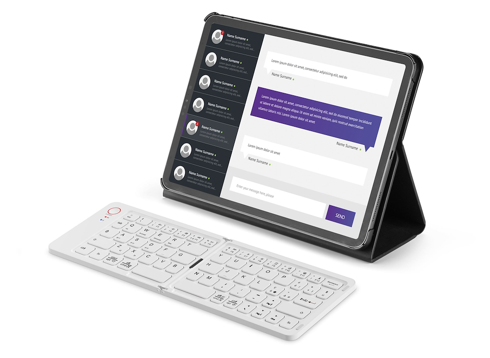 CELLULAR LINE BTKEYBOARDYW - Klappbare Bluetooth-Tastatur