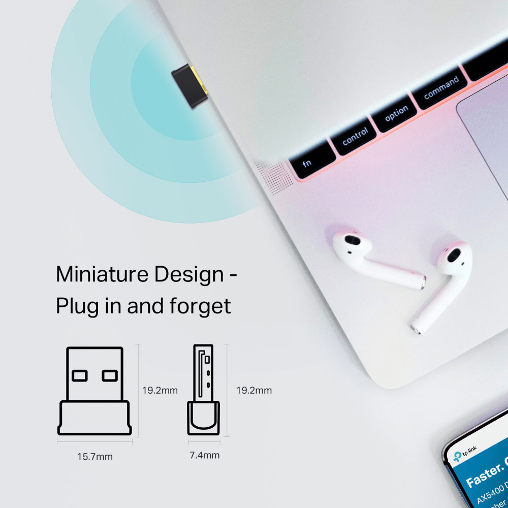 TP-LINK ARCHERT600UBNANO - Nano USB Wi-Fi Adapter AC600