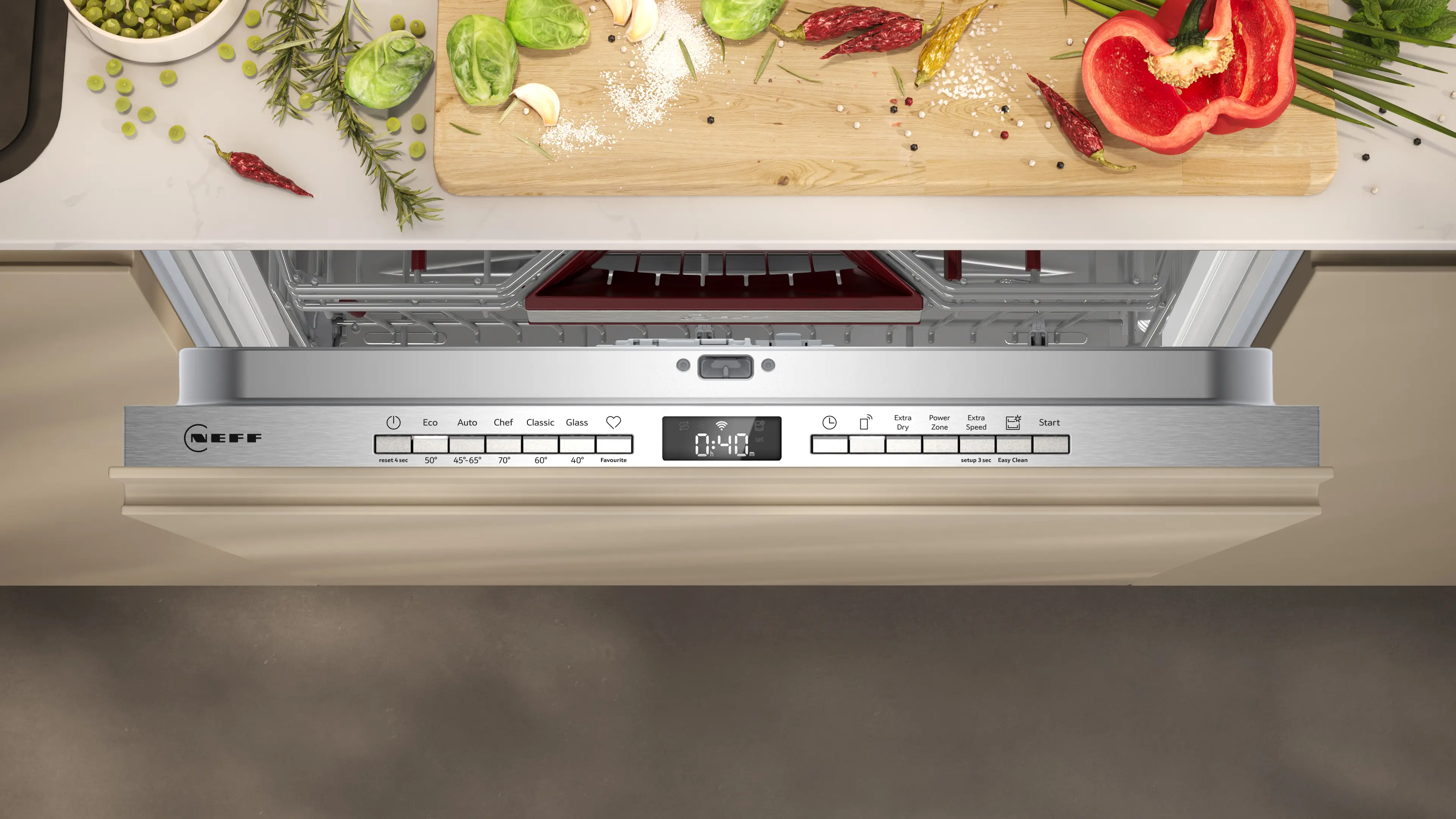 NEFF S255ECX15E - Vollintegrierter XXL-Geschirrspüler 60 cm