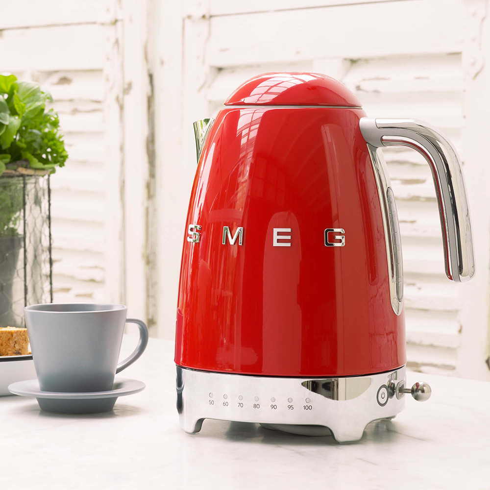 SMEG KLF04RDEU - Bollitore stile anni '50 rosso