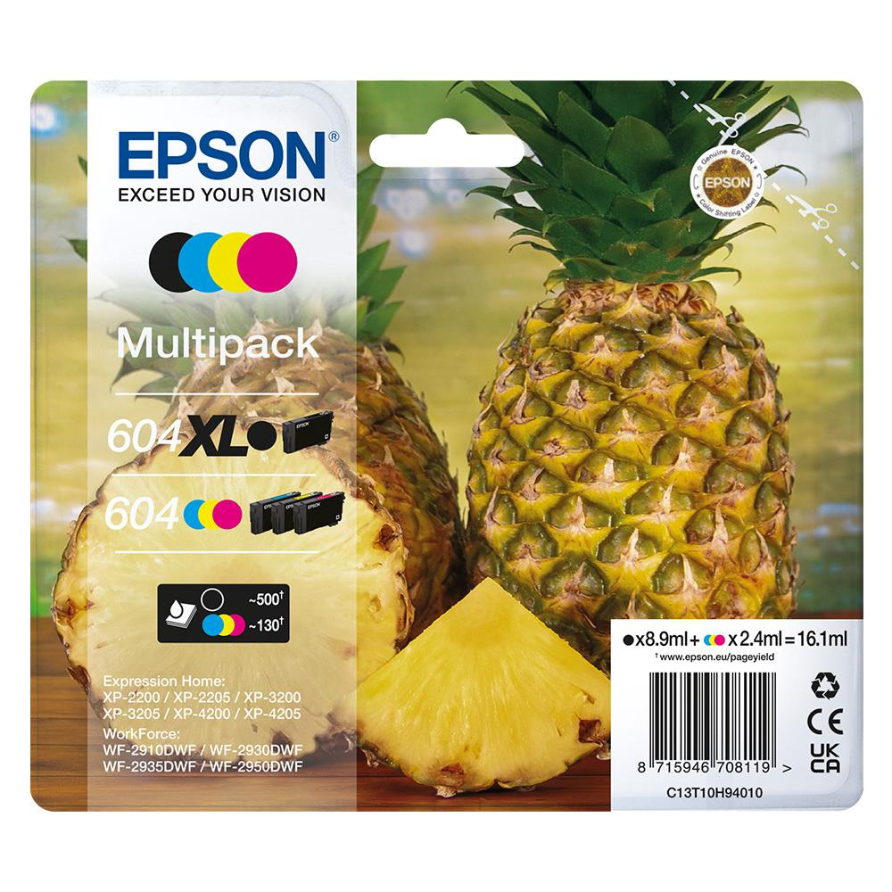 EPSON C13T10H94020 - Epson 604XL Tintenpatrone Multipack