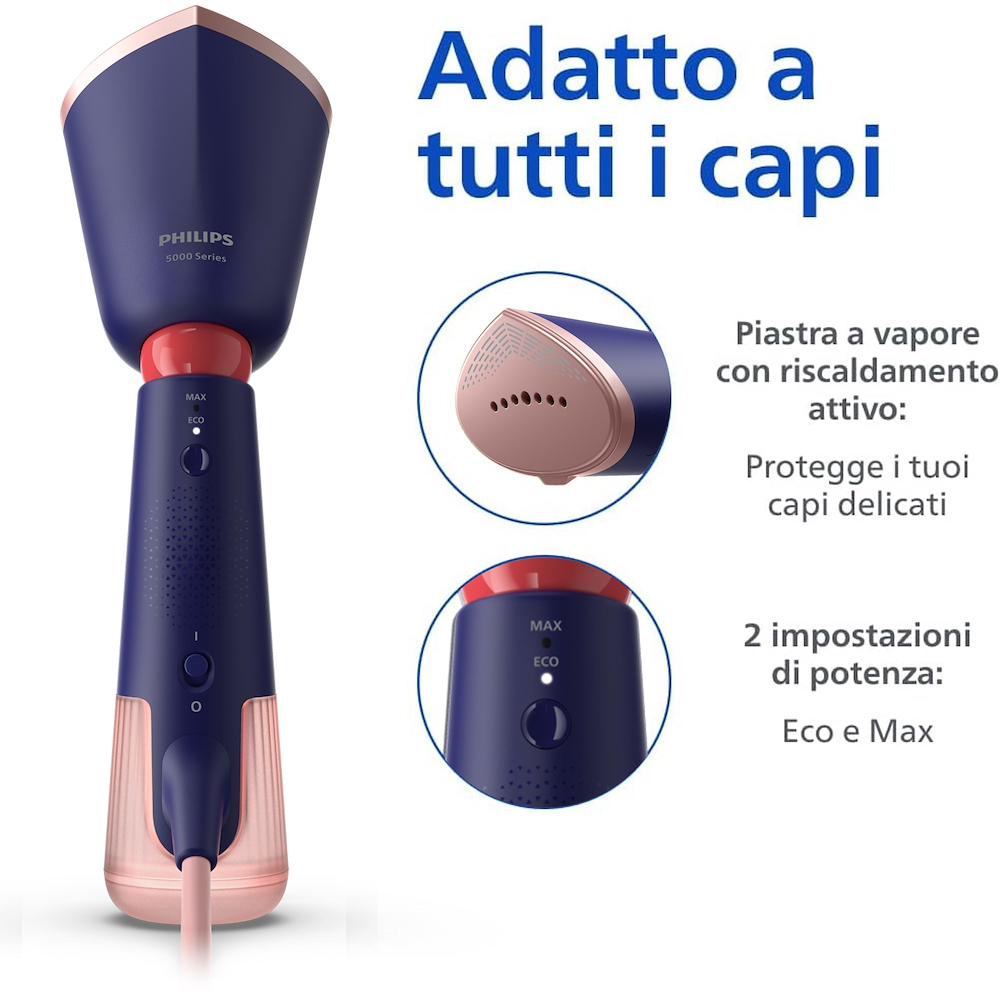 PHILIPS STH503020 - Stiratrice Verticale 1400W Blu Mare