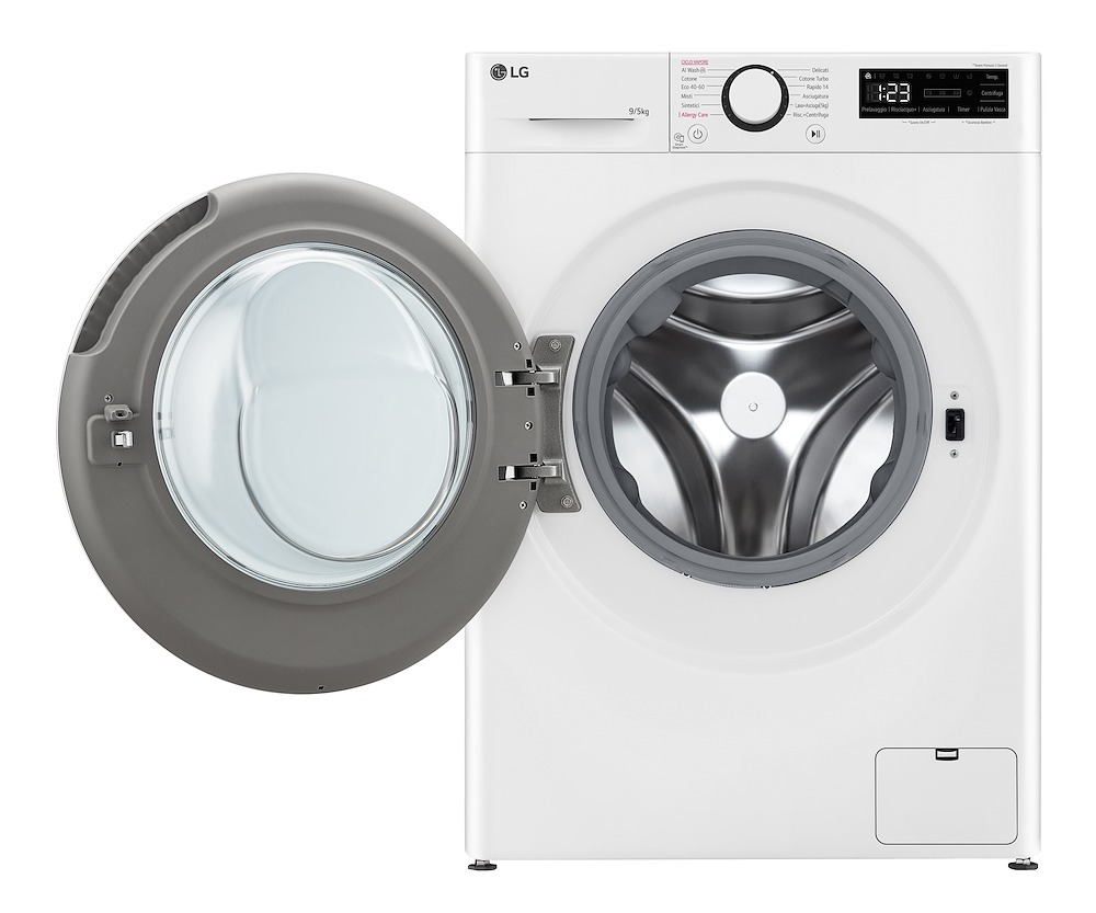 LG D2R5S09TSWW - Slim Waschmaschine und Trockner 9/5kg