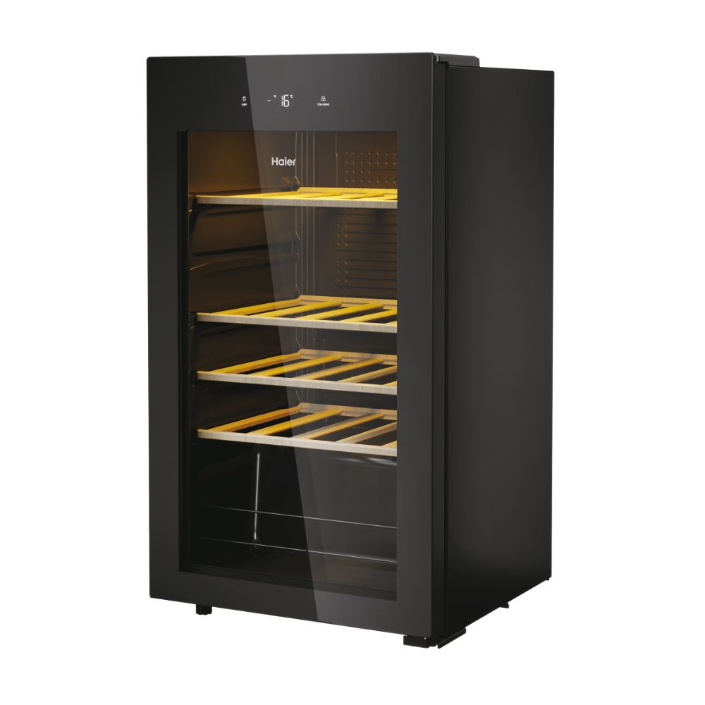 HAIER HWS34GGH1 - Weinkühlschrank 34 Flaschen Schwarz