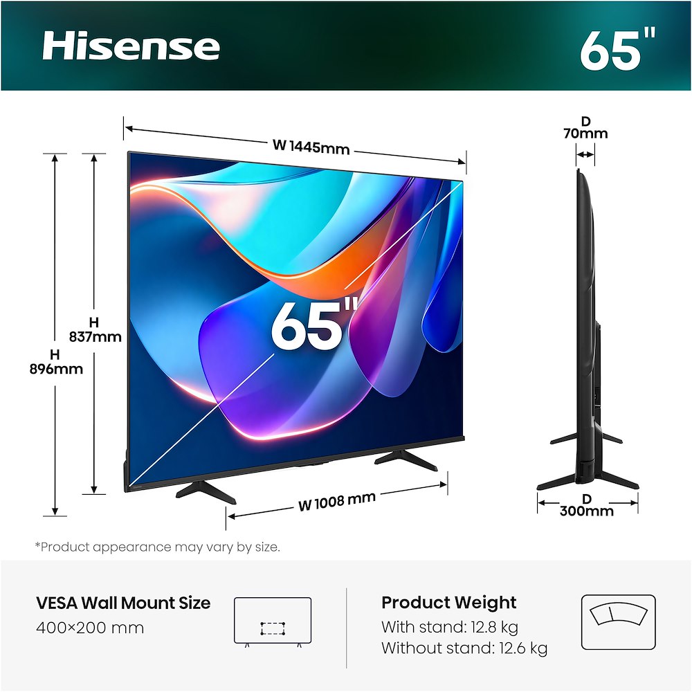 HISENSE 65A69S - TV LED 65" 4K HD