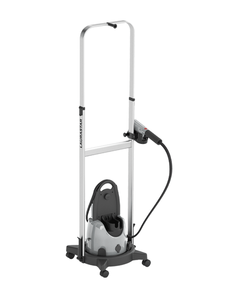 Laurastar 157.0045.898 - Carrello pieghevole per Izzi Steamer nero argento