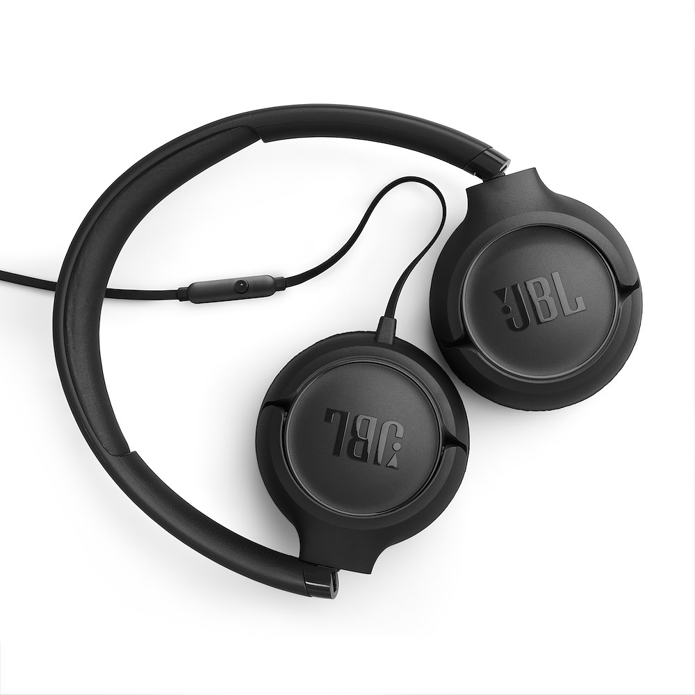 JBL JBLT530BLK - Schwarze Kopfhörer mit Mikrofon