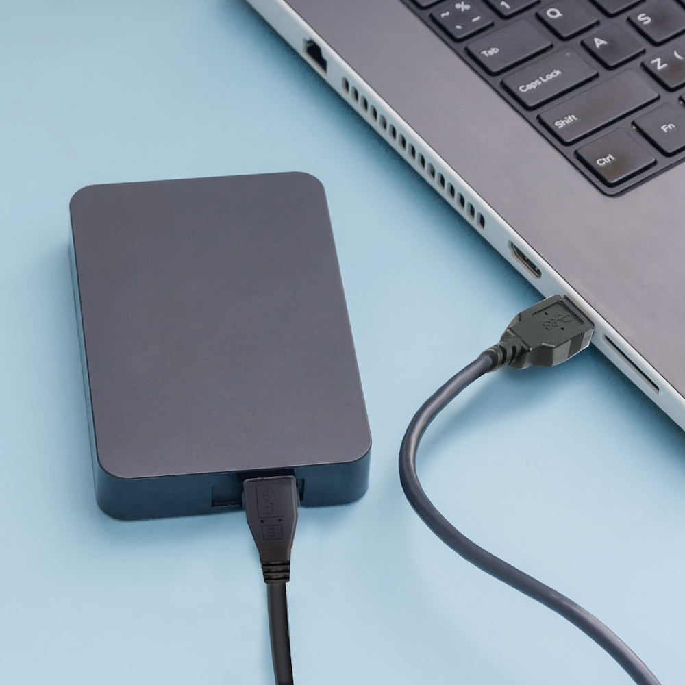 EKON ECITUSBMICB18MMK - Cavo USB 3.1 Micro B 1.8m