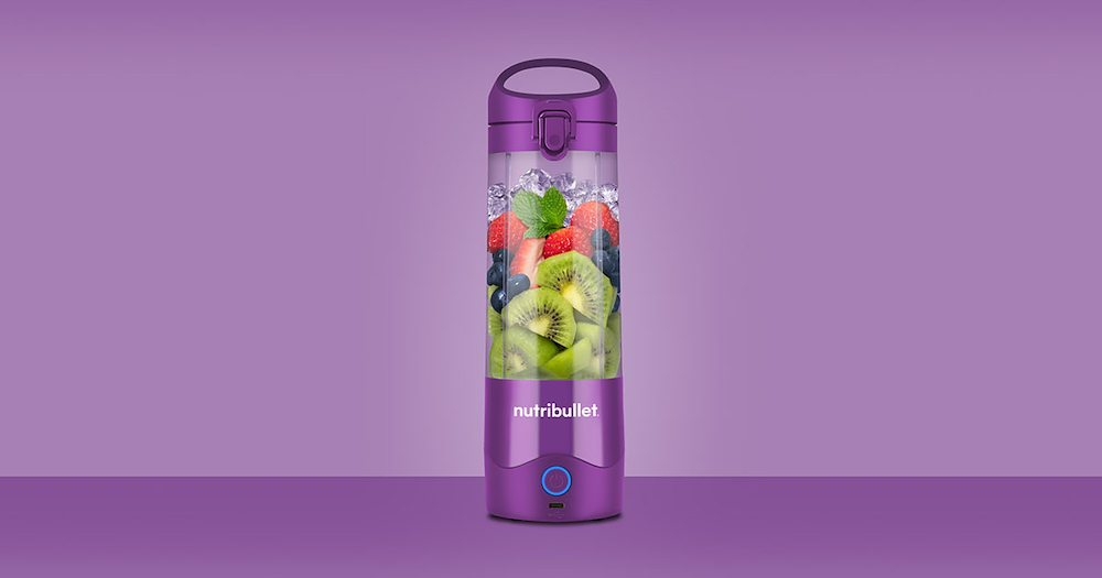 NUTRIBULLET NBP003PU - Frullatore portatile 475ml Viola NUTRIBULLET NBP003PU - Frullatore portatile 475ml Viola