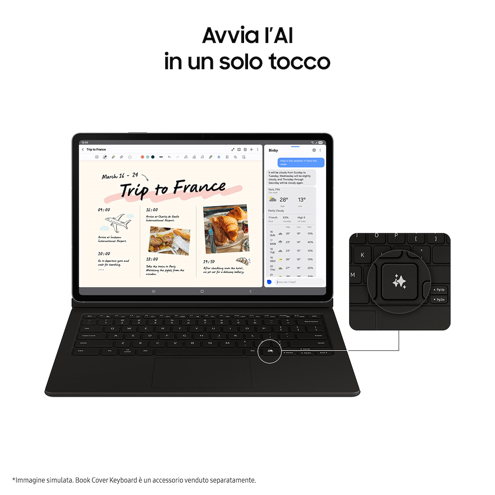 SAMSUNG SMX620NZAREUE - Samsung S10 FE 128GB WIFI Tablet