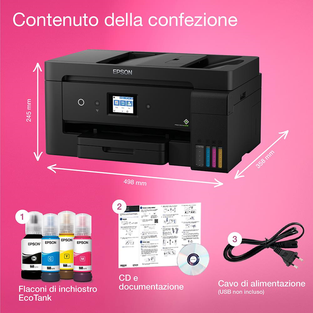 EPSON C11CH96401 - Stampante EcoTank A3 multifunzione ET-15000
