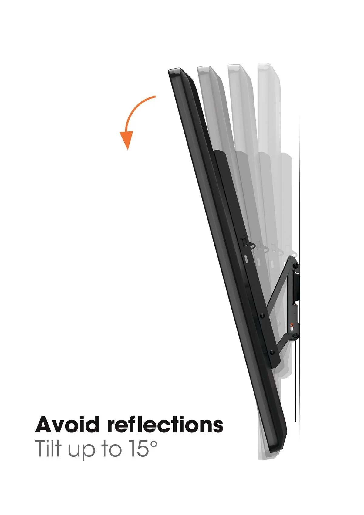 VOGEL'S WALL3215BLACK - WALL3215 Supporto TV inclinabile da parete