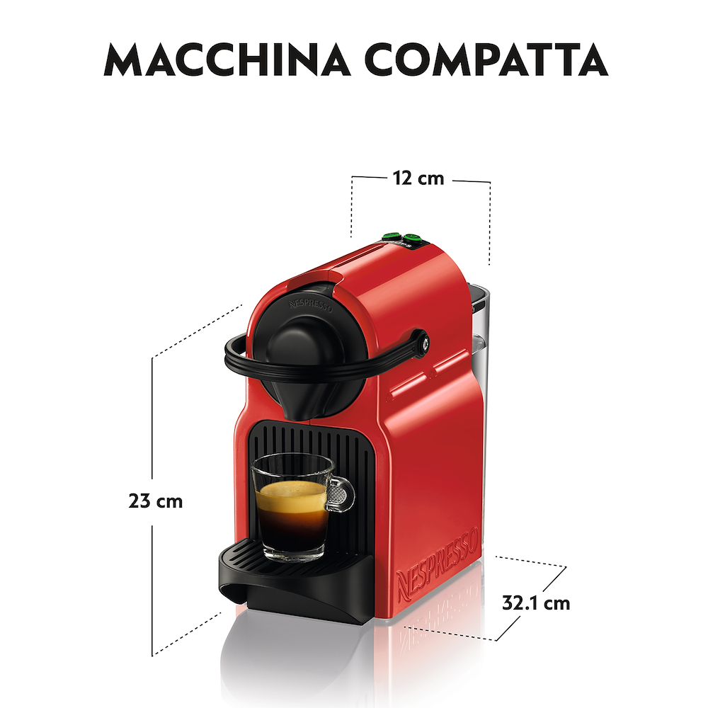 KRUPS XN1005K - Nespresso Inissia Kaffeemaschine in Rot