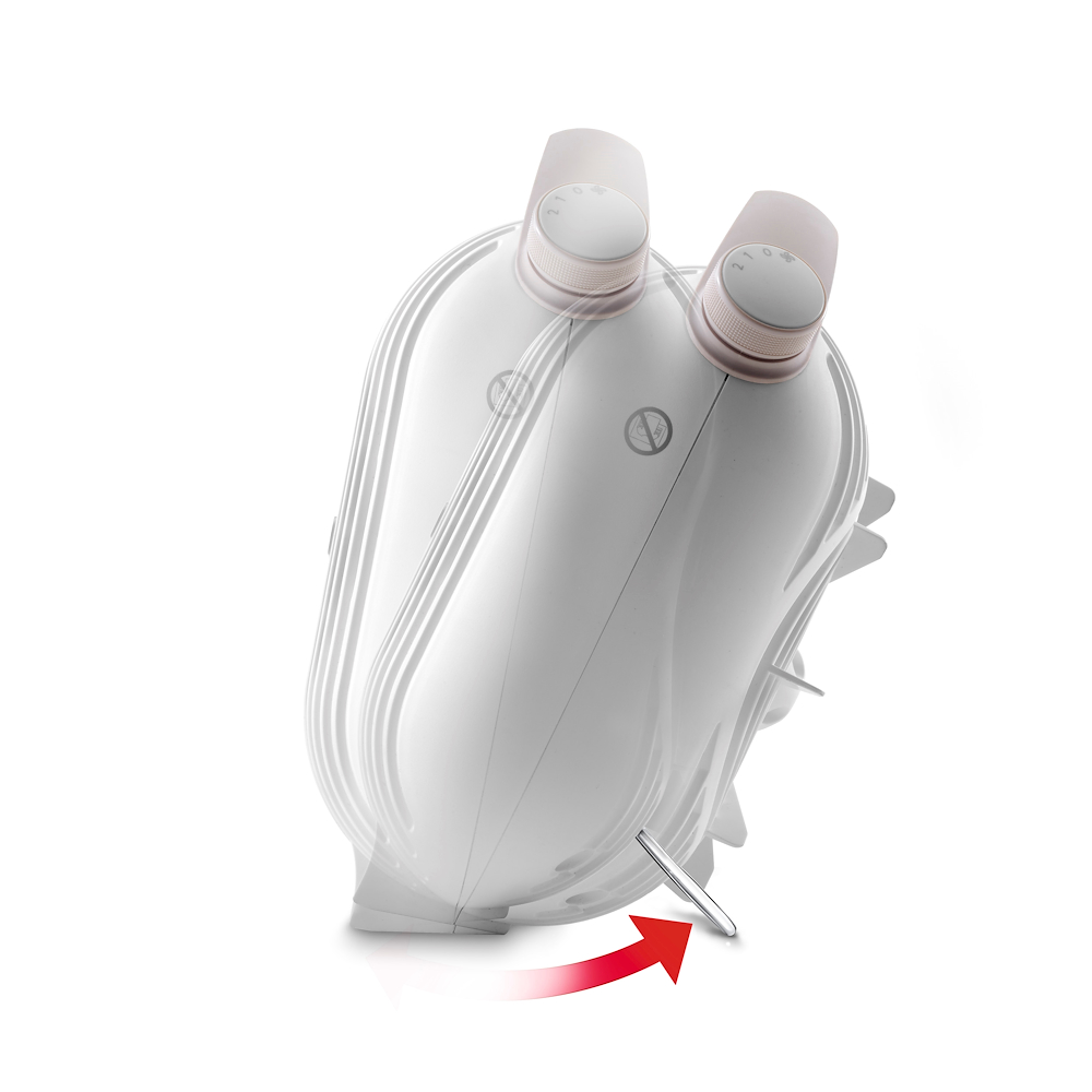 DE LONGHI HFS30B24W - Termoventilatore da Tavolo 2400W Bianco