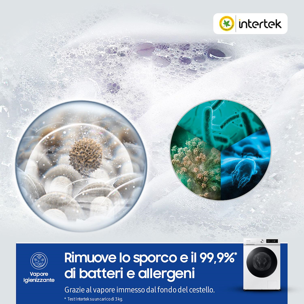 SAMSUNG WW90DB7U34GWU3 - Lavatrice AI 9kg