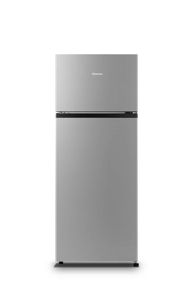 HISENSE RT267D4ADE - Doppeltüriger Kühlschrank Hisense 206L Silber