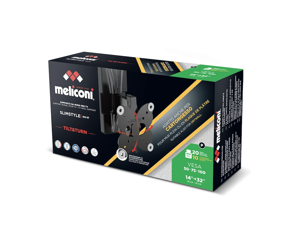 MELICONI 480959 - Slimstyle Plus TV Halterung bis 25 Zoll