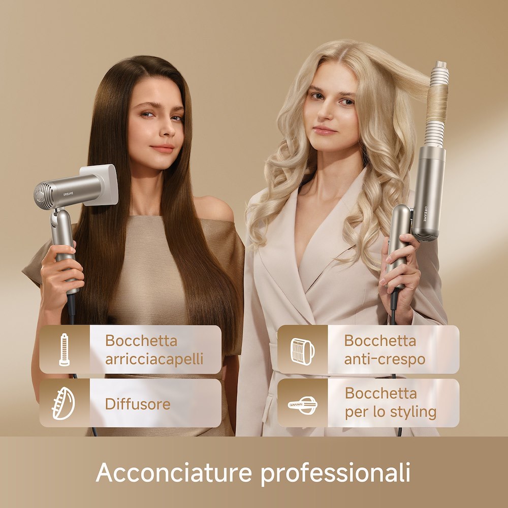 DREAME POCKETPRO2GOLD - Haartrockner Pocket Pro Gold