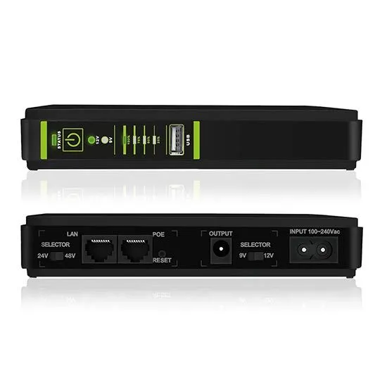 Tecnoware FGCERAPLDC252 - Mini UPS DC-POE compatta
