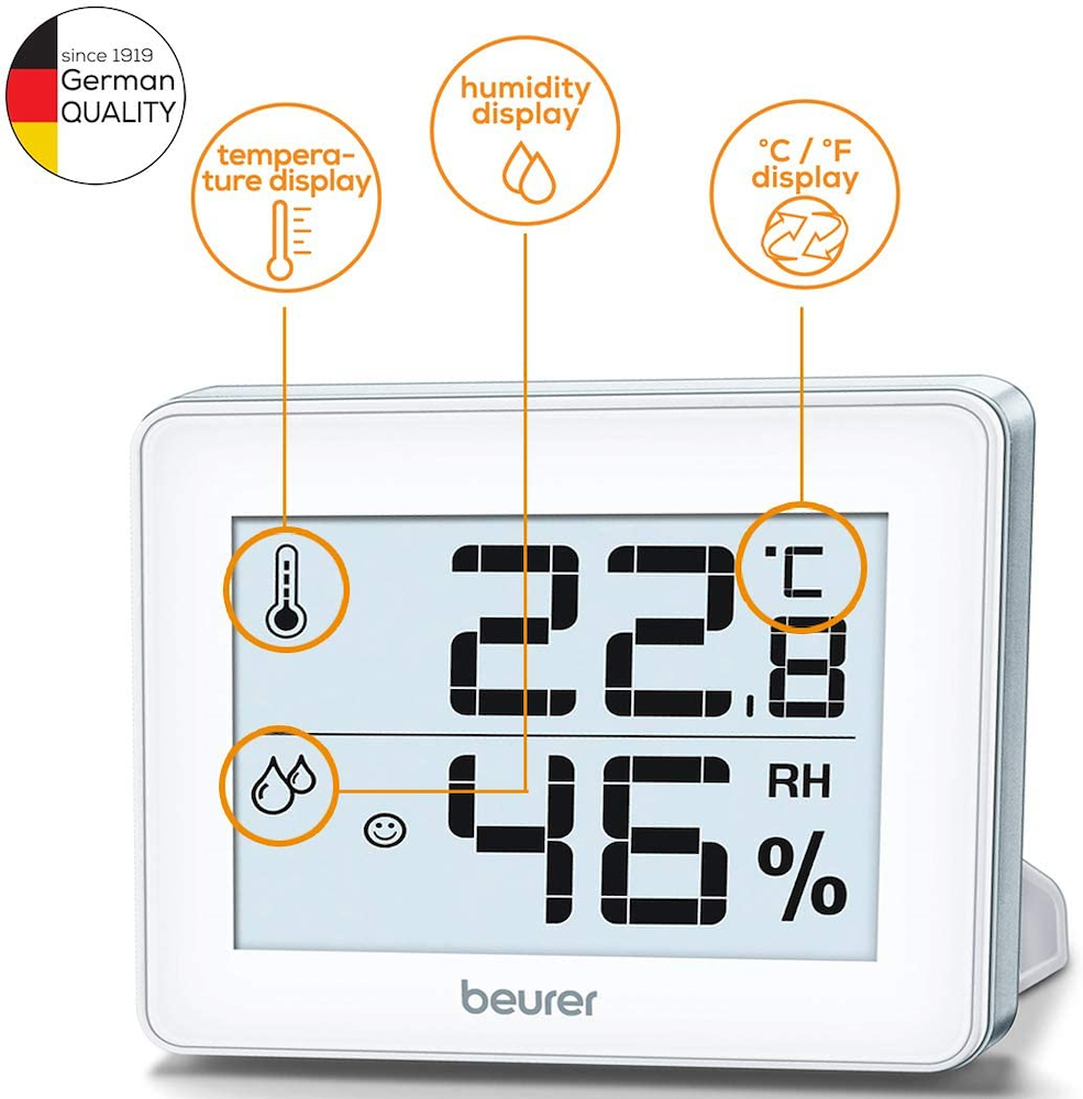 BEURER HM16 - Termoigrometro con Display per Clima