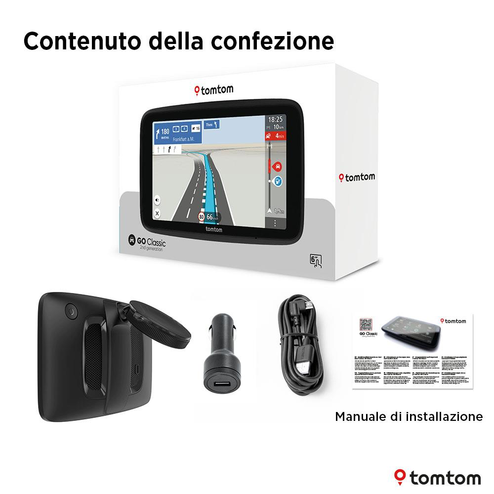 TOM TOM GOCLASSIC62NDGEN - GO CLASSIC 6 Navigatore Auto 6" TOM TOM GOCLASSIC62NDGEN - GO CLASSIC 6 Navigatore Auto 6"