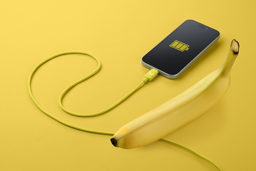 CELLULAR LINE USBDATAAROMAC2C1MY - Cavo Aroma Banana 1M