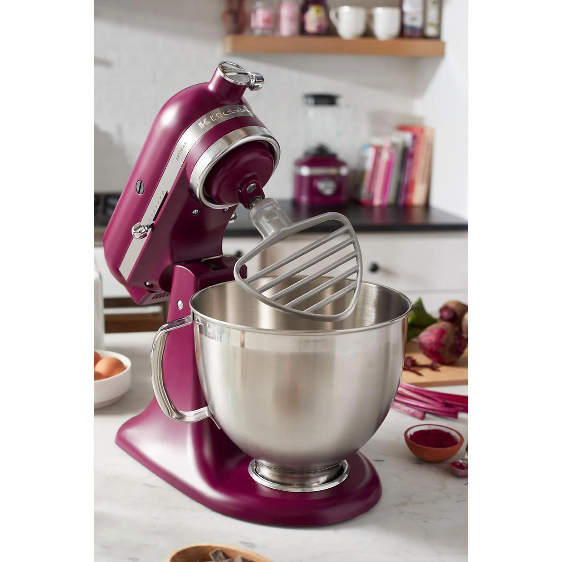 KITCHENAID 5KSM195PSEBT - KitchenAid Artisan Küchenmaschine 4,8L Beetroot