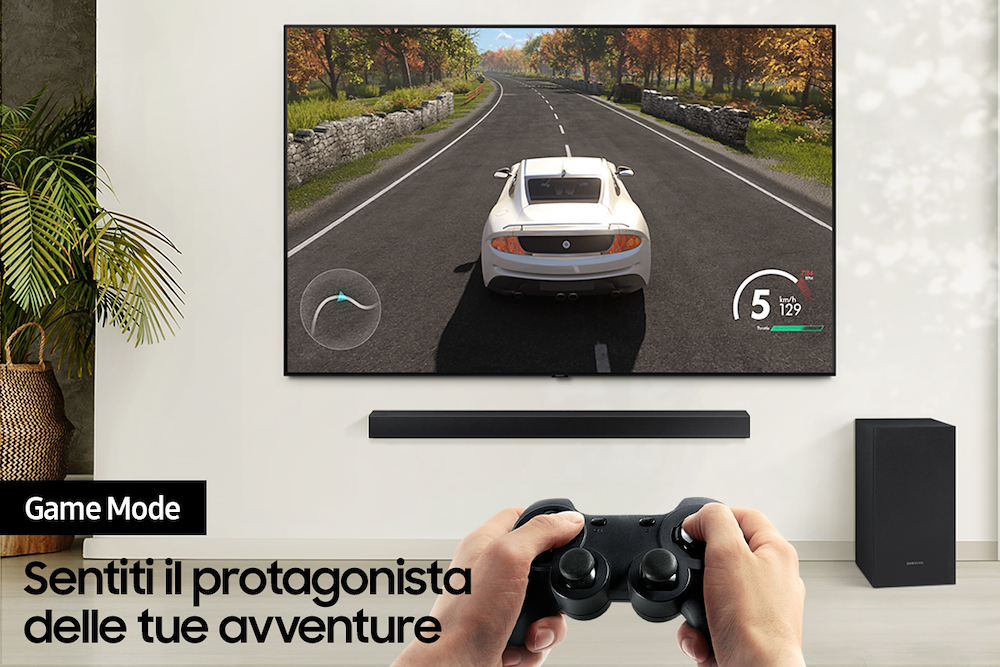 SAMSUNG HWA450ZF - Samsung HW-A450 Soundbar 2.1 canali con subwoofer