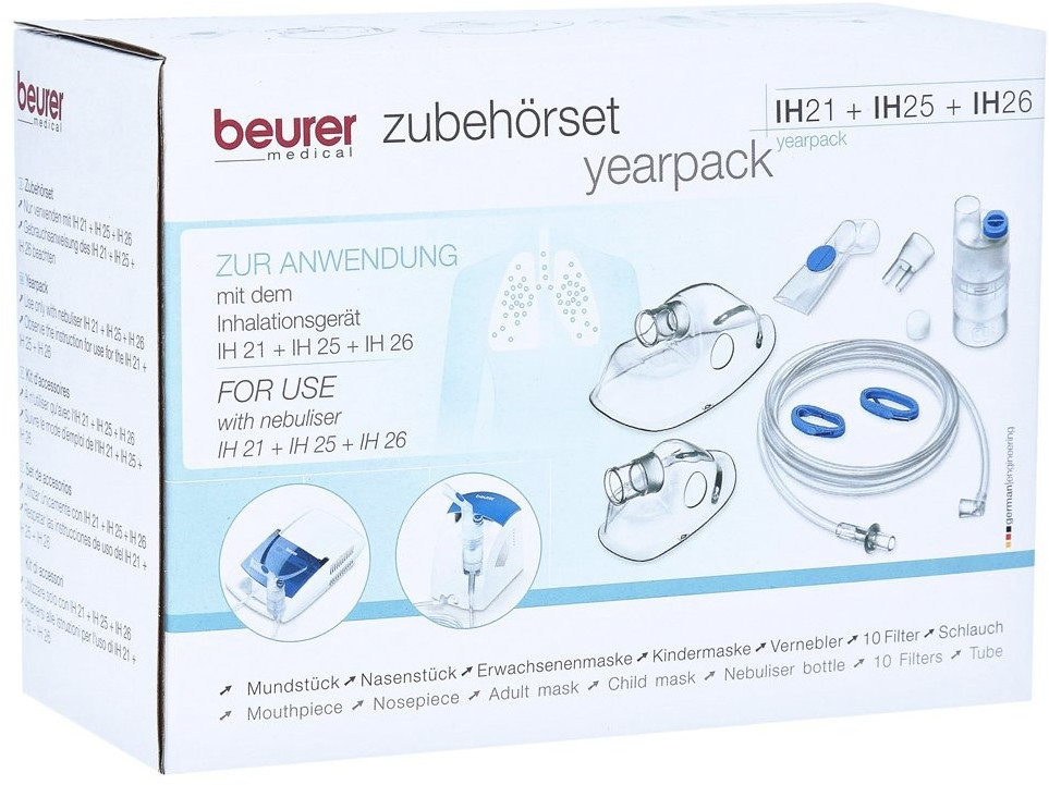 BEURER IH21RICAMBI - Beurer IH21/IH25/IH26 Yearpack Set ricambi per inalatore