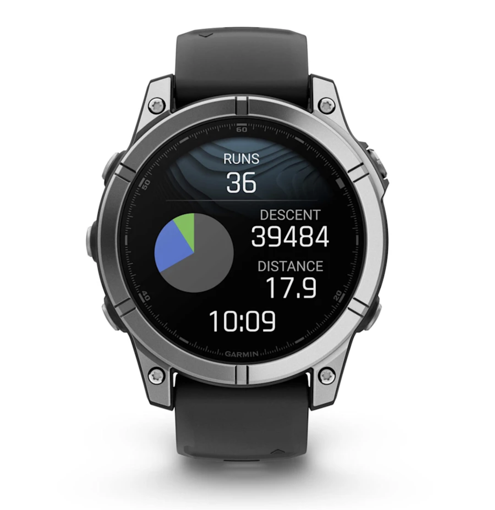 GARMIN 0100302501 - fēnix E AMOLED GPS-Smartwatch Slate Gray