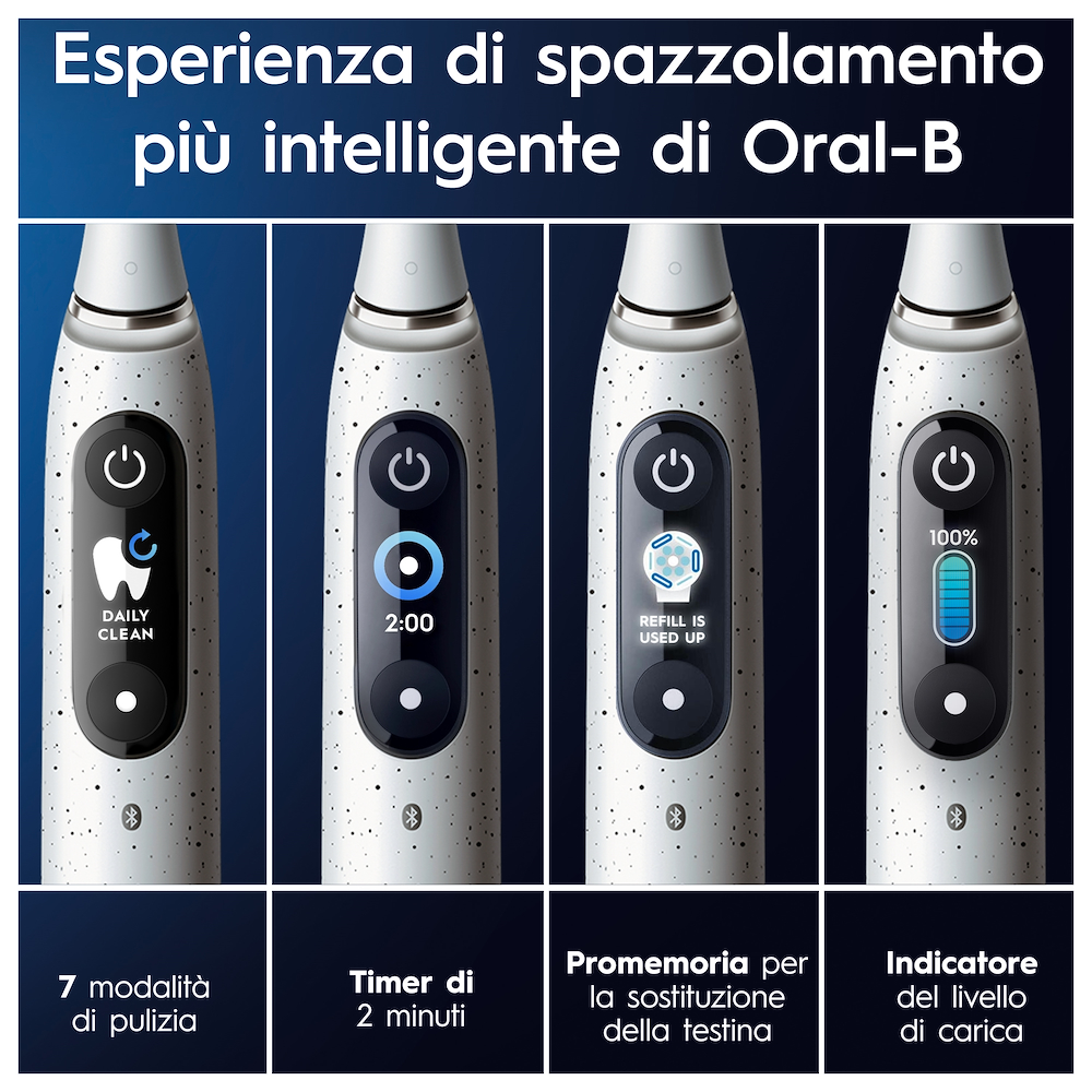 ORAL-B IO10WHITE - Oral-B iO Series 10 Elektrische Zahnbürste Weiß ORAL-B IO10WHITE - Oral-B iO Series 10 Elektrische Zahnbürste Weiß