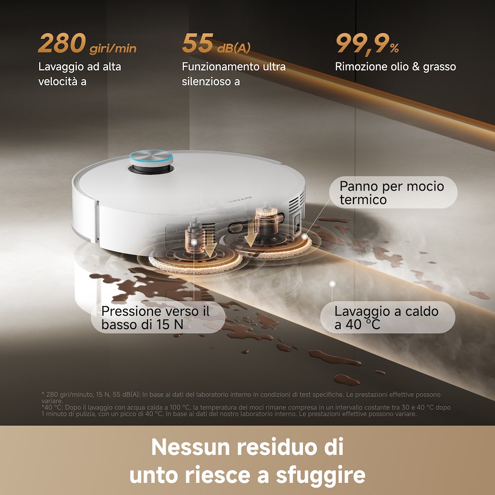 DREAME 805576562180 - Roboterstaubsauger und Wischer