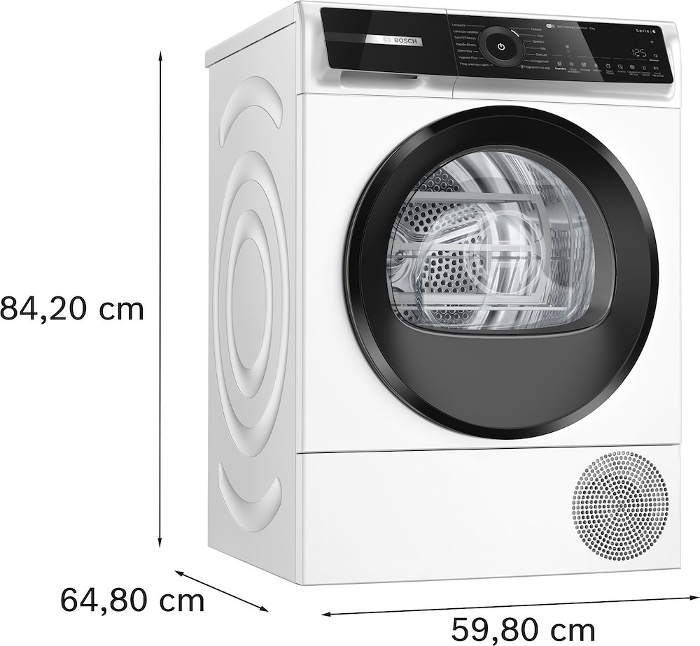 BOSCH WQN246D0IT - Asciugatrice 9 kg Pompa Calore