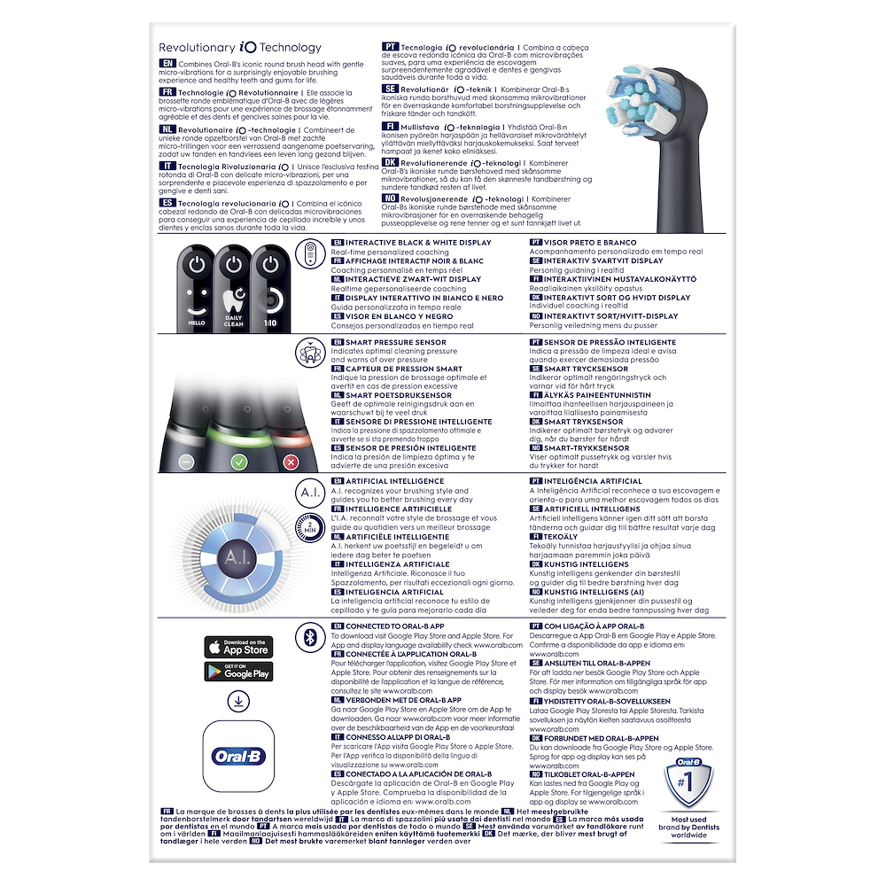 ORAL-B IO6SBLACK - Spazzolino Elettrico Ricaricabile Oral-B
