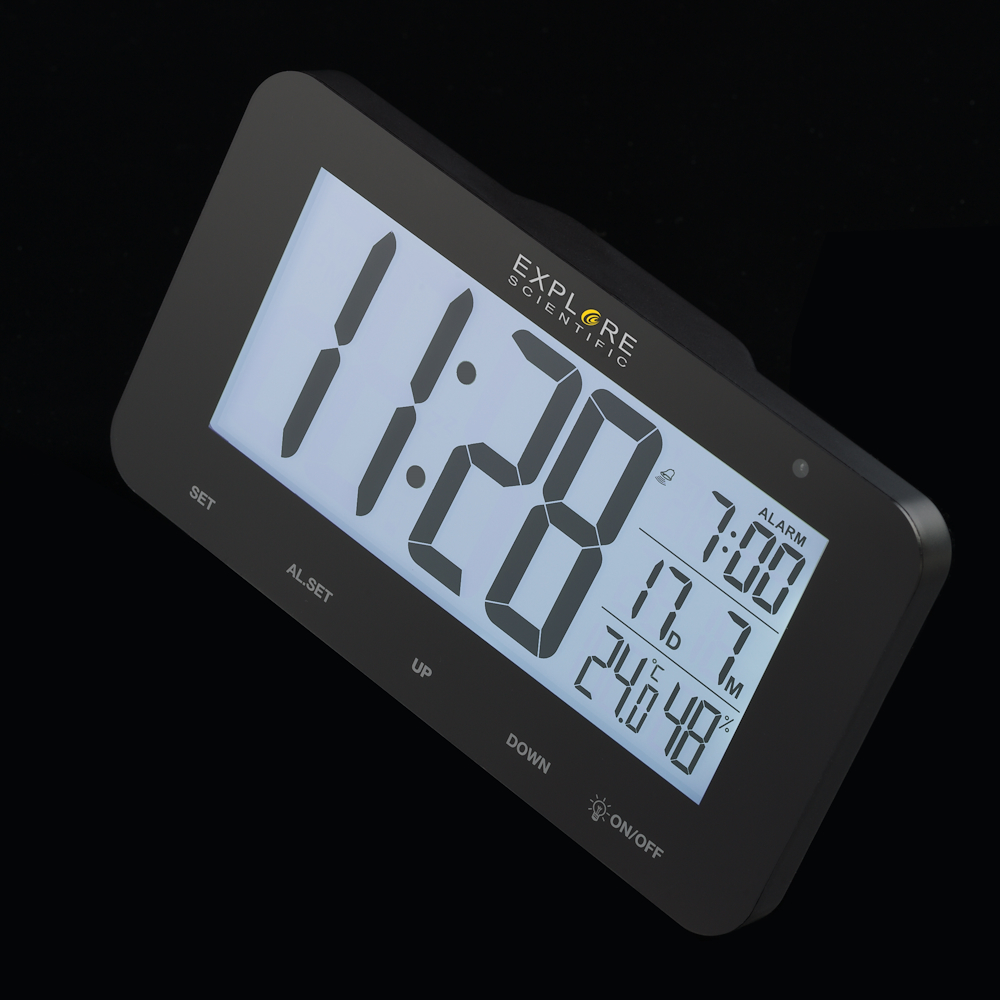 EXPLORE SCIENTIFIC RDC1004BLACK - Radiowecker mit Snooze-Funktion