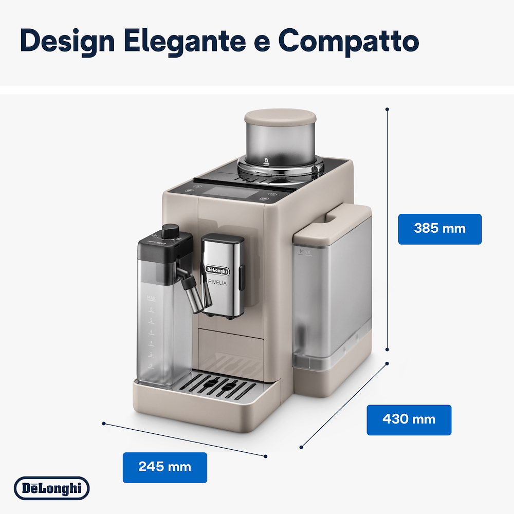 DE LONGHI EXAM44055BG - De'Longhi Rivelia EXAM440.55.BG Macchina da caffè automatica