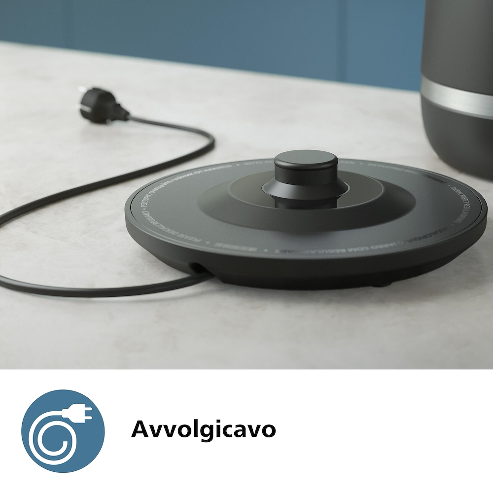 PHILIPS HD9396 - Philips Wasserkocher 2200W Schwarz