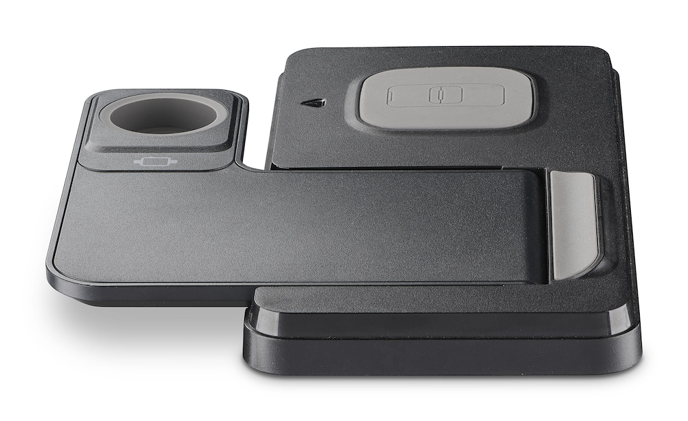 CELLULAR LINE WIRESTAND3IN1FBK - Base di ricarica wireless 3in1 15W