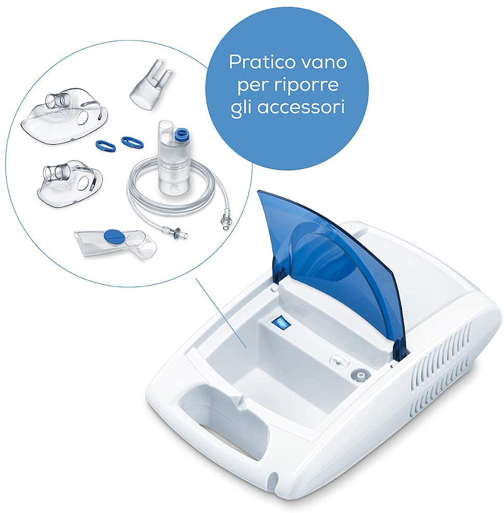 BEURER IH21NEW - Inalatore Beurer 0.3ml/min Compressore