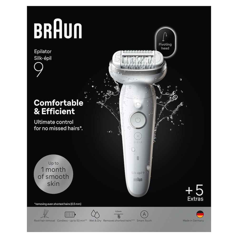 BRAUN SES9061 - Epilierer Wet & Dry 40 Pinzetten